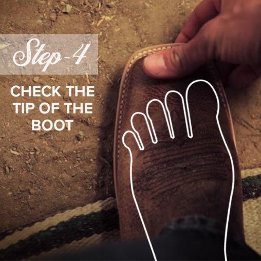How to Fit Cowboy Boots Ariat Step 4